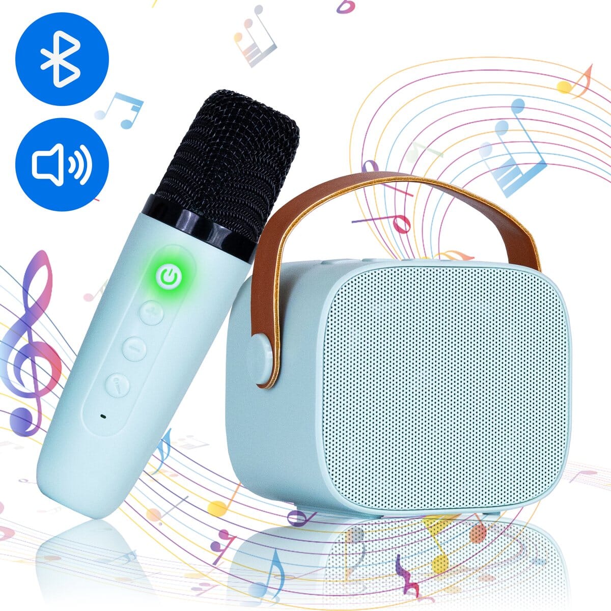 Microphone Sans Fil - KaraFun™ - Bleu