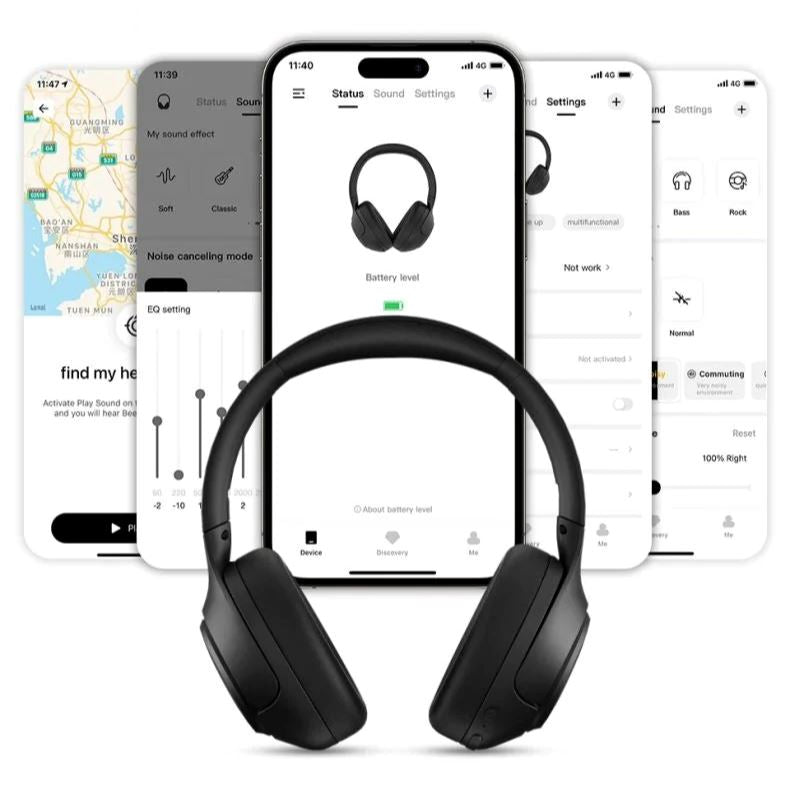 Casque Bluetooth - ClearBeat™ - Noir