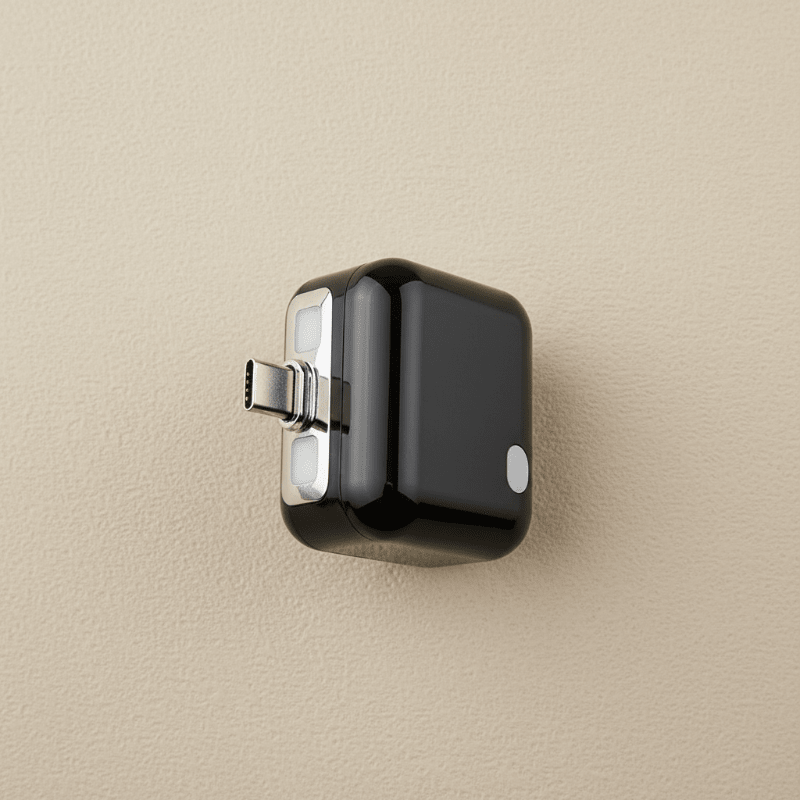 Chargeur de téléphone noir securitycharg