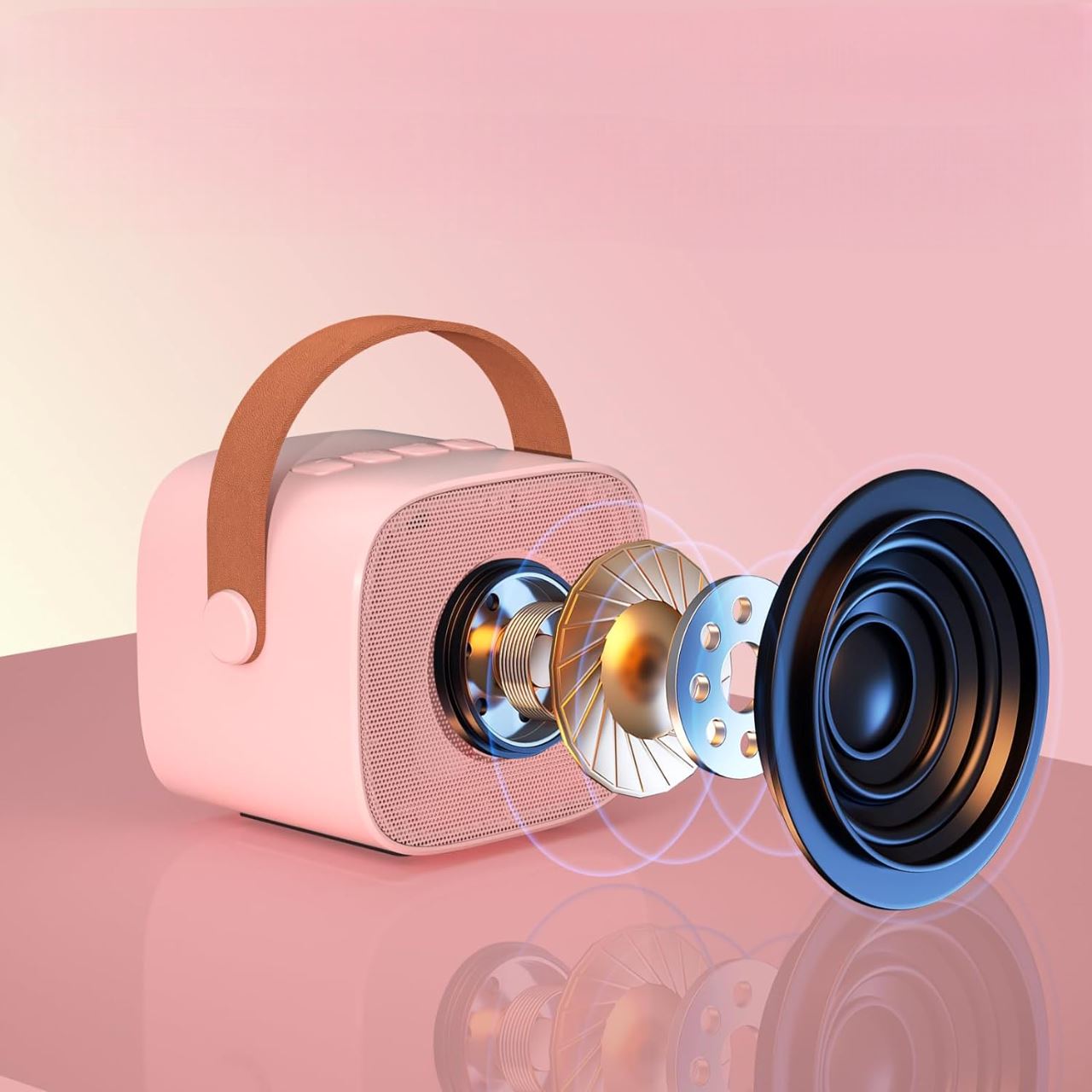 Microphone Sans Fil - KaraFun™ - Rose