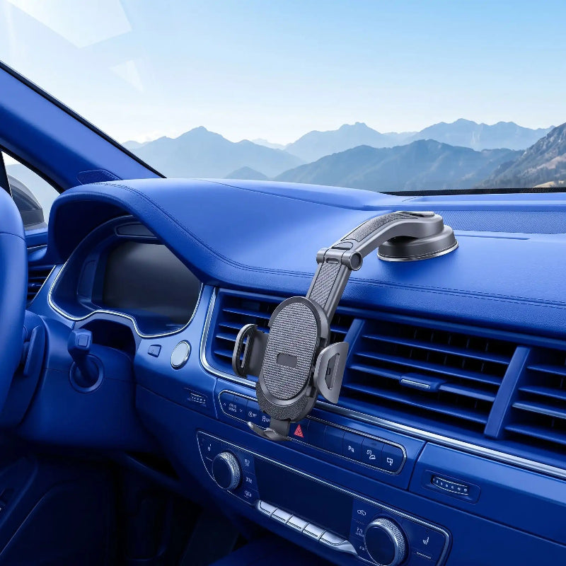 Support telephone voiture positionné par ventouse Ventousgrille