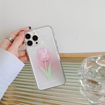 coque Iphone 13 jolie tulipe Tulirose