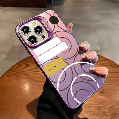coque Iphone 13 mini mauve clair Geo