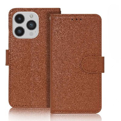 coque iphone 14 en couleur brun Cuiretui