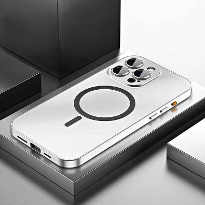 coque iphone couleur argent Métalu