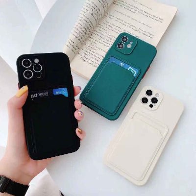 coque iphone vue des cartes rangées Portcart
