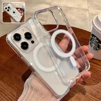 coque transparente iphone 13 gros plan Magnéticharge