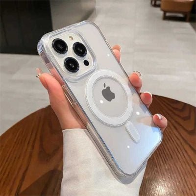 coque transparente iphone 13 vue appareil photo Magnéticharge
