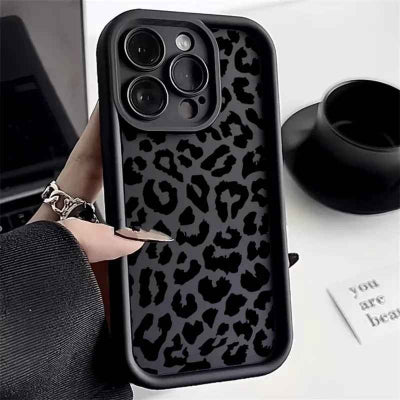 coque xiaomi redmi note 13 pro fond noir clair dessins noirs Leosili