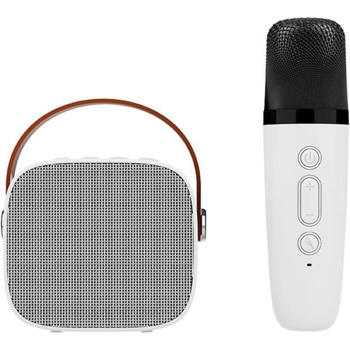 Microphone Sans Fil - KaraFun™ - Blanc