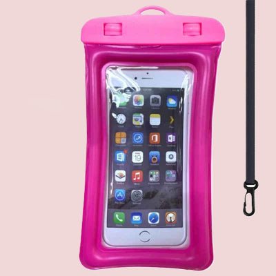 pochette étanche téléphone rose Stopeau