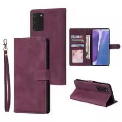 pochette téléphone mauve quatre exemples Rabacart