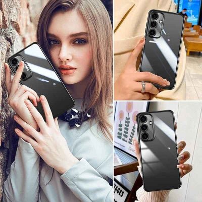 pochette transparente iphone 13 femme montrant coque Souplesse