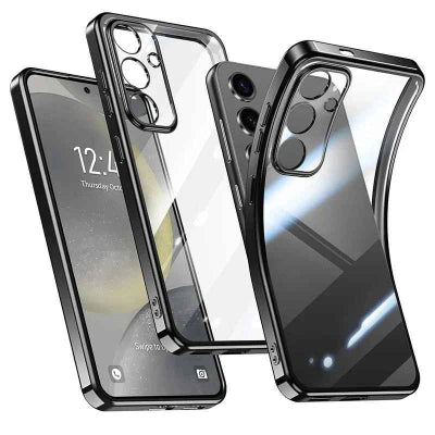 pochette transparente iphone 13 noire souplesse