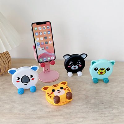 support bureau téléphone rose en présentoir Hanimal