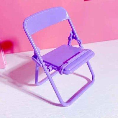 support telephone bureau en mauve Minichaise