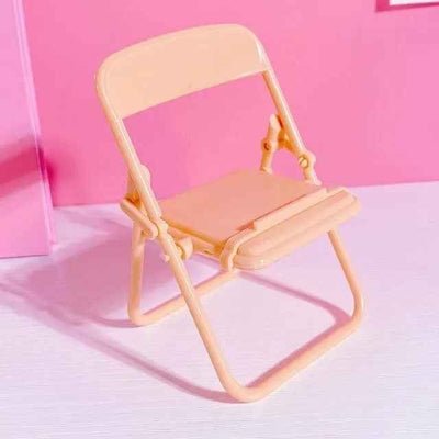 support telephone bureau en rose bonbon Minichaise
