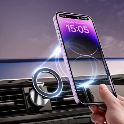 support téléphone magnetique voiture main