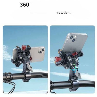 support telephone moto rotation verticale horizontale