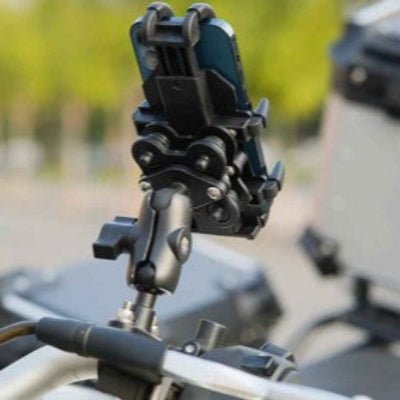 support telephone moto vue arrière