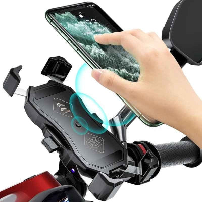 support téléphone moto vue téléphone pour placement