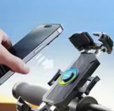 support telephone scooter main posant smartphone sécury