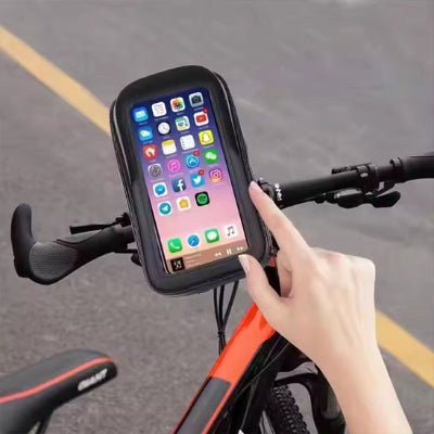support téléphone vélo doigt montrant facilite Rekouvert