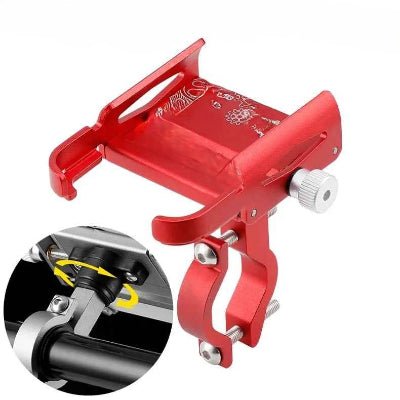 support telephone velo version rotation variante rouge Lerobuste