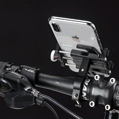 support telephone velo vue par arriere rock