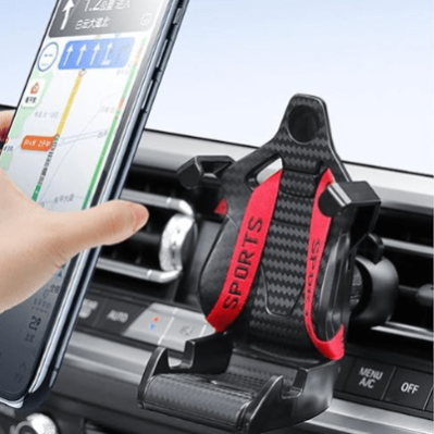 support téléphone voiture mise en place