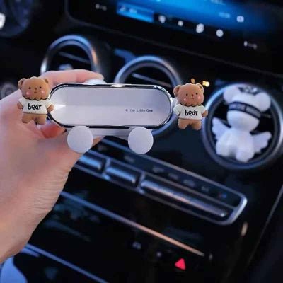 support telephone voiture ourson
