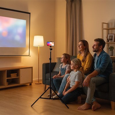 trépied vue en famille Flexipro