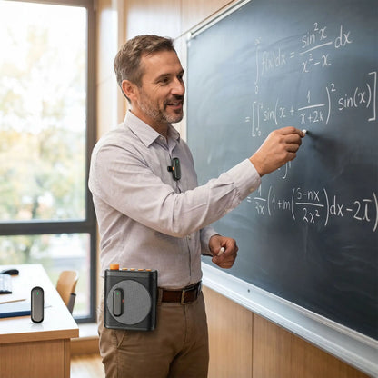 Amplificateur avec professeur au tableau Clipsportable