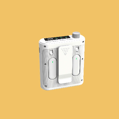 Amplificateur clip vu de dos blanc Clipsportable