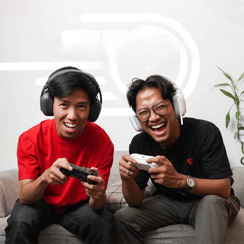 Casque Bluetooth papa fils jouent ensemble Caskjeusanfil