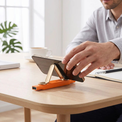 Chargeur de couleur orange support possible Chargeurplat