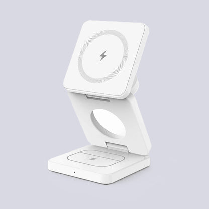 Chargeur induction iPhone couleur blanc Magnepliant