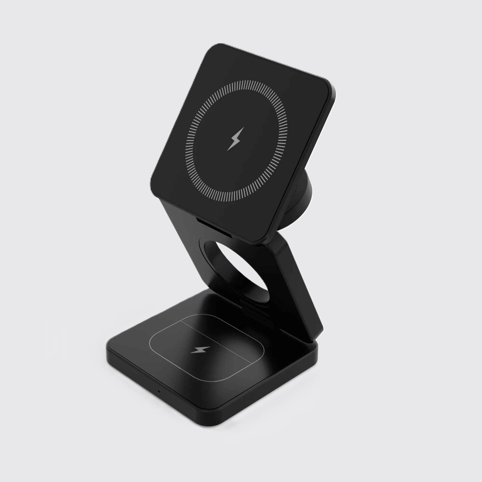 Chargeur induction iPhone couleur noir Magnepliant