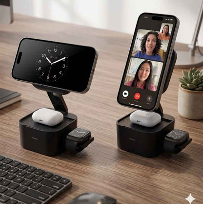Chargeur induction iPhone plusieurs appareils Stataccueil