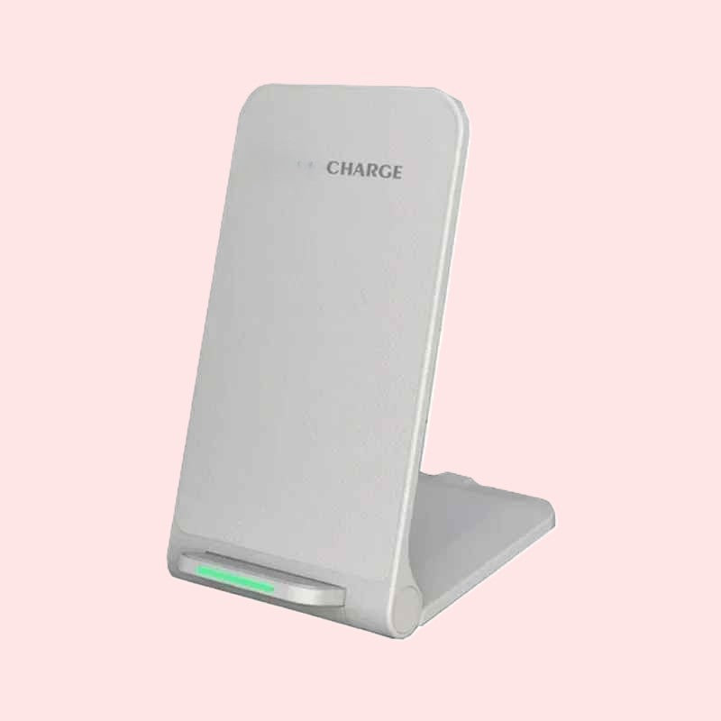 Chargeur induction iphone de couleur blanche Statcharge