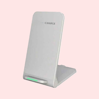 Chargeur induction iphone de couleur blanche Statcharge