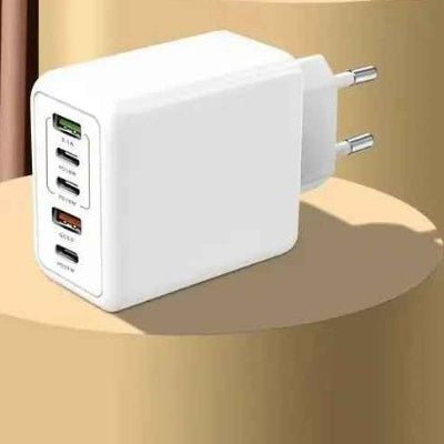 Chargeur vue systeme europeen en blanc Rapidcharge