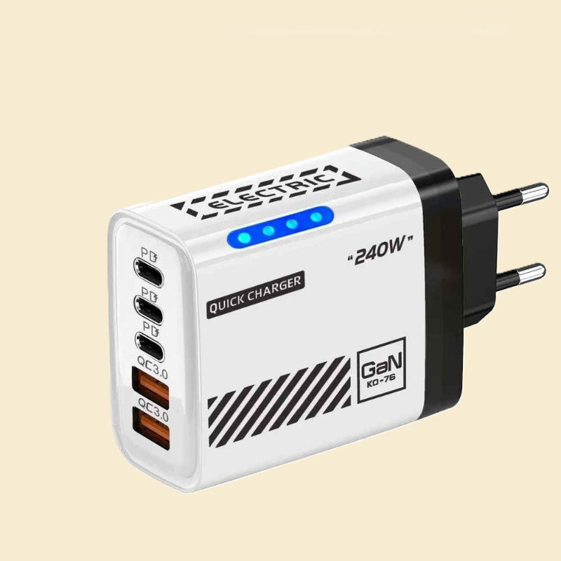 Chargeurs téléphones en couleur blanc Multicharge