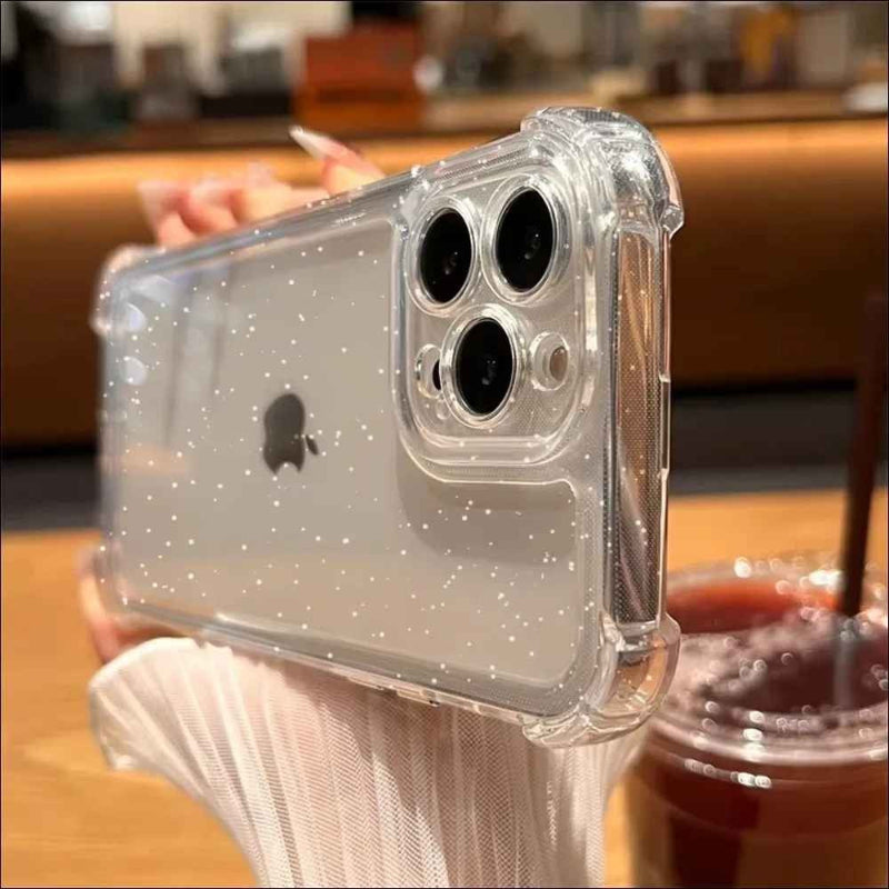 Coque iphone 13 transparente de couleur claire blanche Transpaillette
