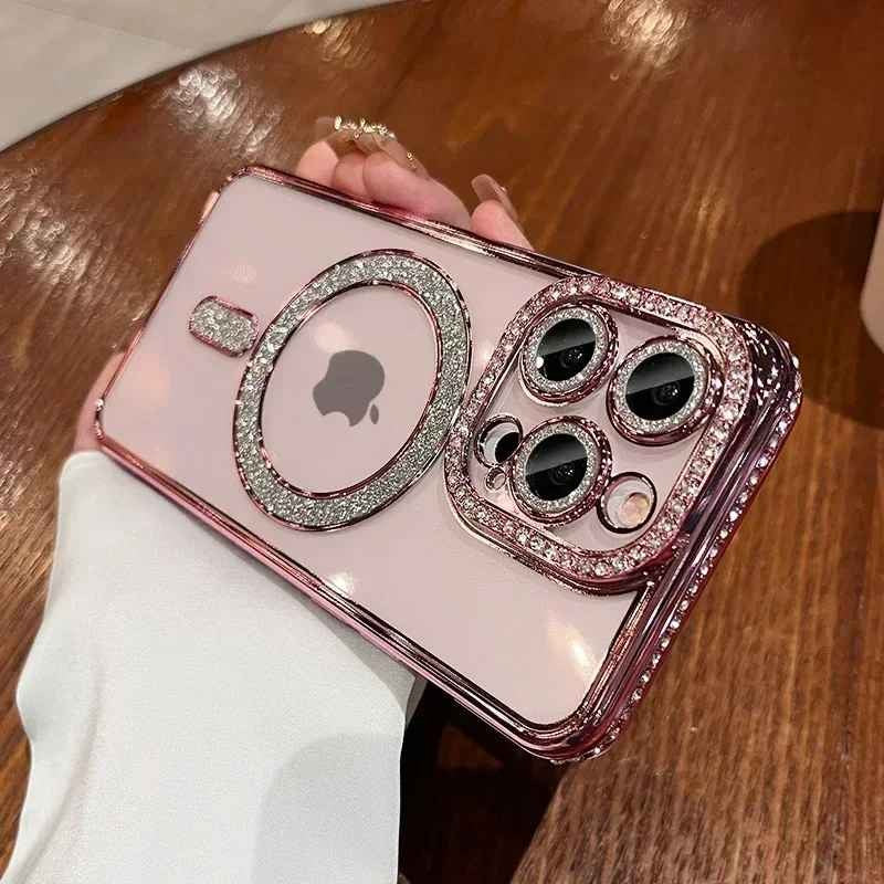 Coque transparente iphone 13 existe en rose Brilleprotect