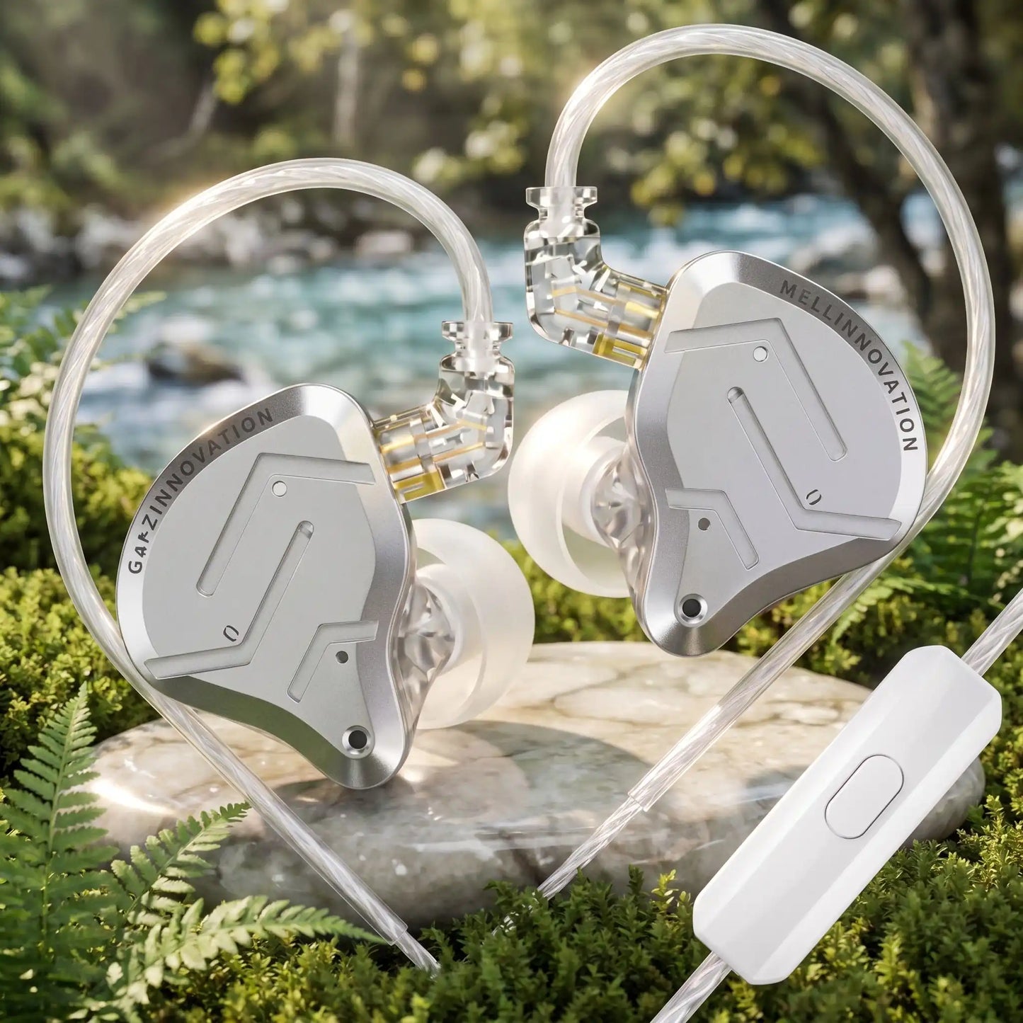 écouteur bluetooth avec son micro bluetooth Metaltune TM Argent