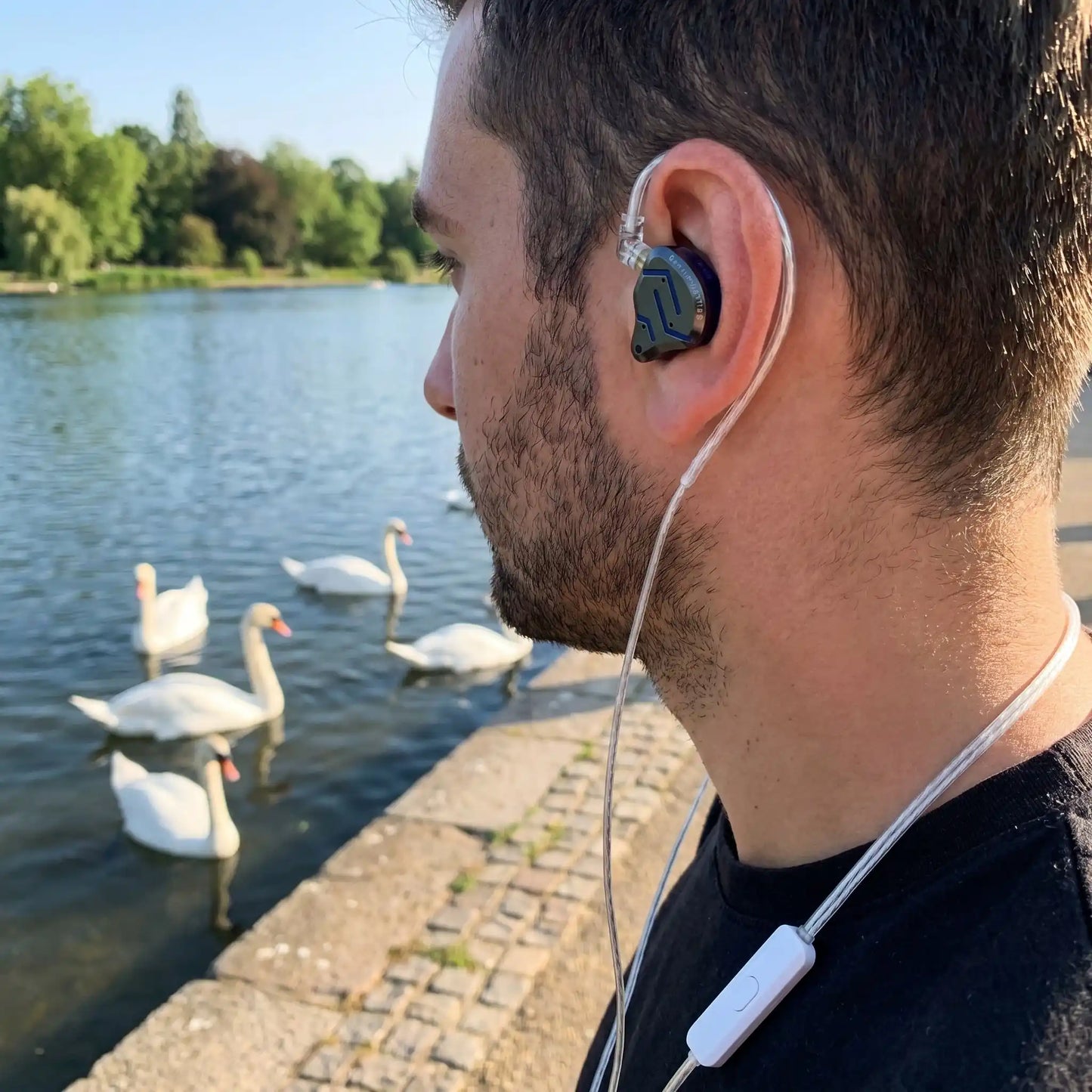 Écouteur bluetooth homme parc bluetooth Métaltune TM Bleu