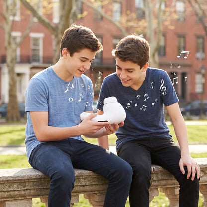 Enceinte connectée adolescent écoutant musique Musicson