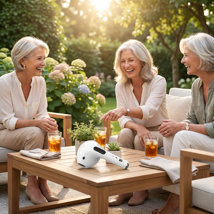 Enceinte connectée dames joyeuses ensemble et musique Musicson