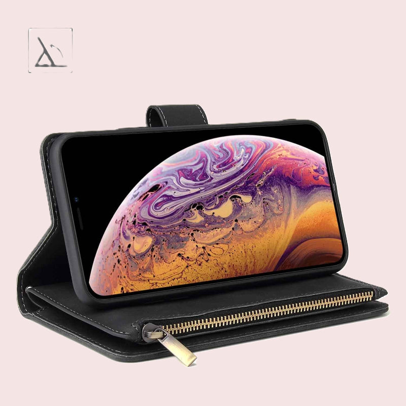 Etui telephone sert de support Fermeclair